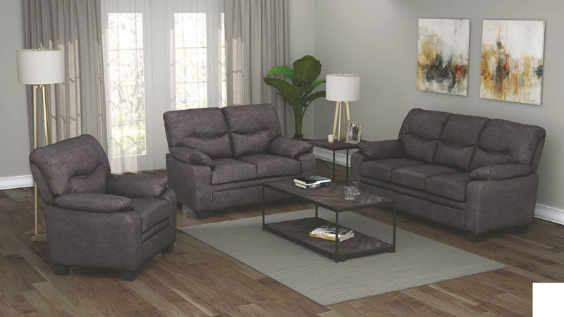 Coaster Furniture - Meagan Charcoal Sofa - 506564 - Room View