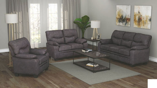 Coaster Furniture - Meagan Charcoal Loveseat - 506565 - GreatFurnitureDeal