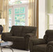 Coaster Furniture - Clementine Brown 3 Piece Living Room Set - 506571-S3 - GreatFurnitureDeal