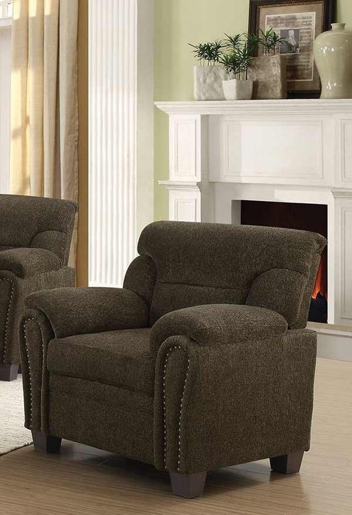 Coaster Furniture - Clementine Brown Chair - 506573 - GreatFurnitureDeal