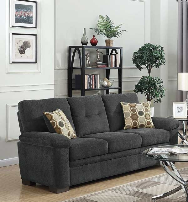 Coaster Furniture - FairBairn Charcoal 2 Piece Sofa Set - 506584-S2 - GreatFurnitureDeal