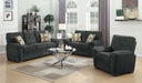 Coaster Furniture - FairBairn Charcoal 3 Piece Living Room Set - 506584-S3 - GreatFurnitureDeal