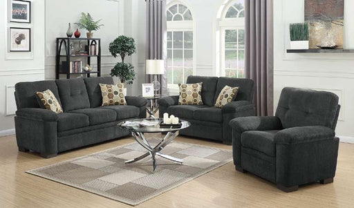 Coaster Furniture - FairBairn Charcoal Sofa - 506584 - GreatFurnitureDeal