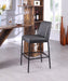 Meridian Furniture - Bryce Faux Leather Bar Stool Set of 2 in Grey - 919Grey-C - GreatFurnitureDeal