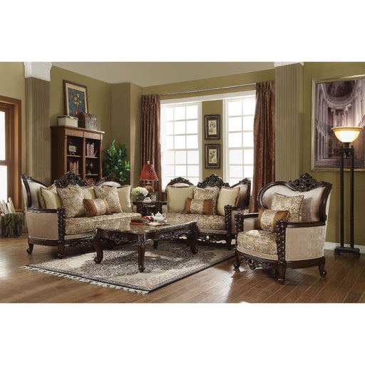 Acme Furniture - Devayne 2 Piece Living Room Set in Dark Walnut - 50685-86 - GreatFurnitureDeal