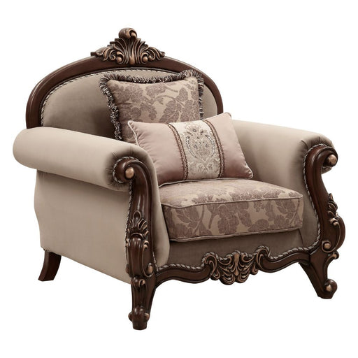 Acme Furniture - Mehadi Walnut Chair - 50692 - GreatFurnitureDeal