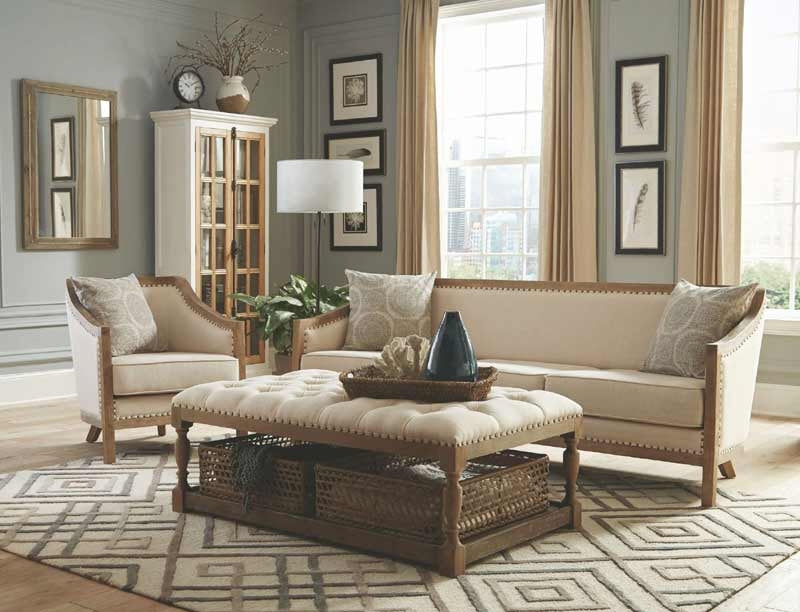 Coaster Furniture - Hamilton Antique White Curio Cabinet - 950965 - GreatFurnitureDeal