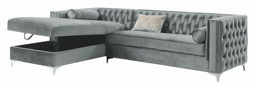Coaster Furniture - Bellaire Sectional Sofa in Grey - 508280 - GreatFurnitureDeal