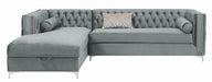 Coaster Furniture - Bellaire Sectional Sofa in Grey - 508280 - GreatFurnitureDeal