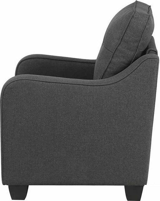 Coaster Furniture - Nicolette Dark Gray Chair - 508322