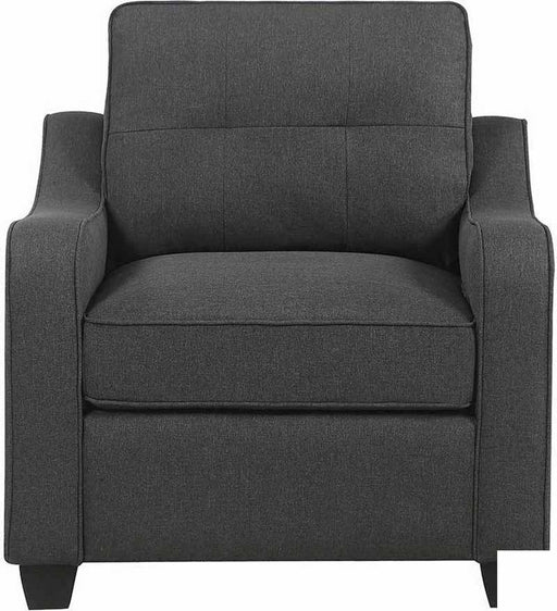Coaster Furniture - Nicolette Dark Gray Chair - 508322