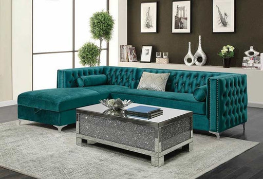 Coaster Furniture - Sectional in Green - 508380