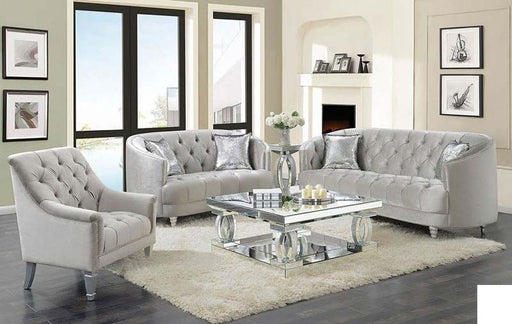 Coaster Furniture - Avonlea Gray Chair - 508463 - Room View
