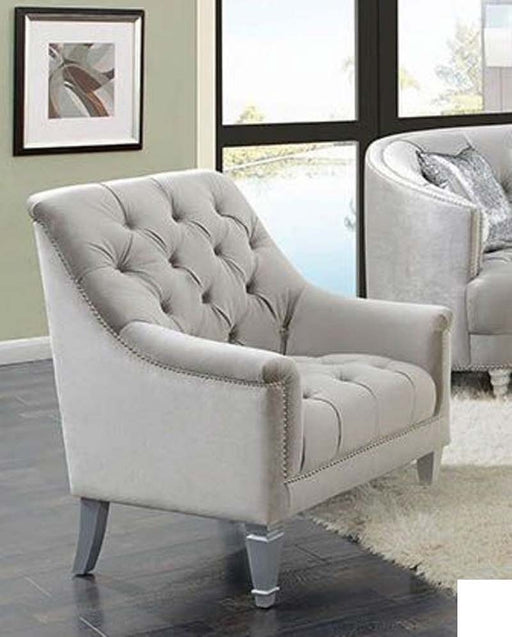 Coaster Furniture - Avonlea Gray Chair - 508463
