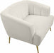 Meridian Furniture - Tori 3 Piece Living Room Set in Cream - 657Cream-S-3SET - GreatFurnitureDeal