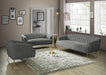 Meridian Furniture - Tori Velvet Loveseat in Grey - 657Grey-L - GreatFurnitureDeal