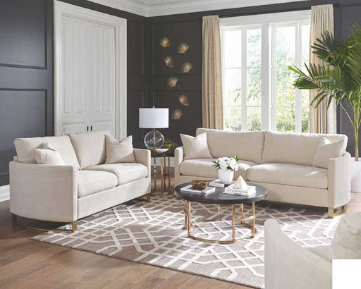 Coaster Furniture - Corliss Beige Sofa - 508821 - GreatFurnitureDeal