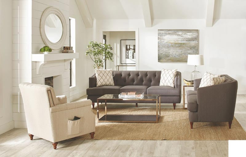 Coaster Furniture - Shelby Gray Sofa - 508951 - GreatFurnitureDeal