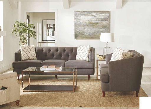 Coaster Furniture - Shelby Gray Sofa - 508951