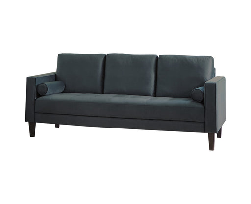 Coaster Furniture - Gulfdale Cushion Back Upholstered Sofa Dark Teal - 509071 - GreatFurnitureDeal