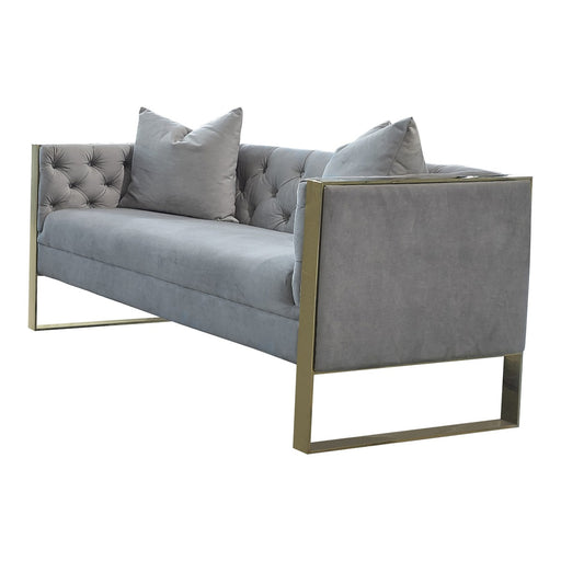 Coaster Furniture - Eastbrook Tufted Back Loveseat Grey - 509112 - GreatFurnitureDeal