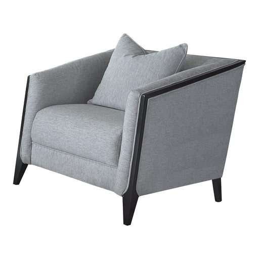 Coaster Furniture - Whitfield Sloped Arm Chair Dove Grey - 509203 - GreatFurnitureDeal