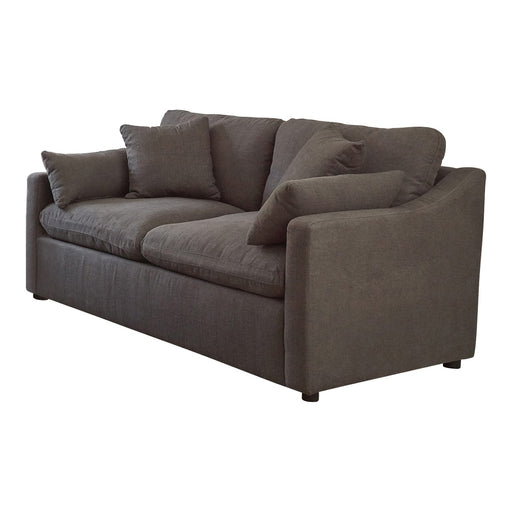 Coaster Furniture - Contrary Reversible Cushion Loveseat Charcoal - 509382 - GreatFurnitureDeal