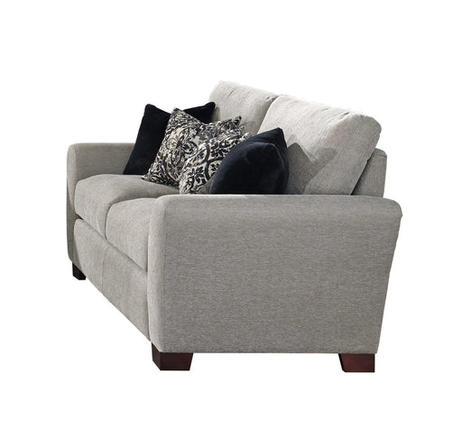 Coaster Furniture - Drayton Flared Arm Upholstered Loveseat Warm Grey - 509722 - GreatFurnitureDeal