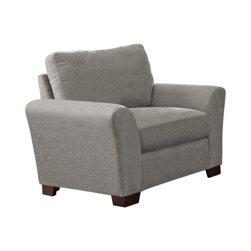 Coaster Furniture - Drayton Flared Arm Upholstered Chair Warm Grey - 509723 - GreatFurnitureDeal