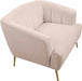 Meridian Furniture - Tori Velvet Chair in Pink - 657Pink-C - GreatFurnitureDeal