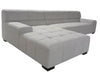 GFD Home - Sectional Sofa Light Grey - GreatFurnitureDeal