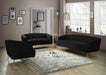 Meridian Furniture - Tori Velvet Loveseat in Black - 657Black-L - GreatFurnitureDeal