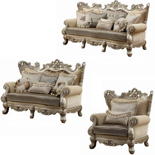 Acme Furniture - Ranita 3 Piece Living Rom Set in Champagne - 51040-3SET - GreatFurnitureDeal