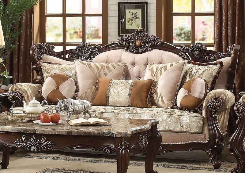 Acme Furniture - Shalisa Beige Pattern Sofa - 51050 - GreatFurnitureDeal