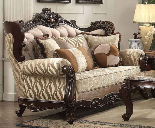 Acme Furniture - Shalisa Beige Pattern Loveseat - 51051 - GreatFurnitureDeal