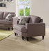 Acme Furniture - Selma Sand Linen Chair w-1 Pillow - 51062 - GreatFurnitureDeal