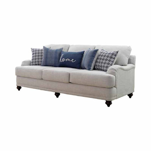 Coaster Furniture - Gwen 2 Piece Living Room Set in Light Grey - 511091-92-2SET - GreatFurnitureDeal