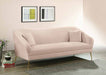 Meridian Furniture - Hermosa 3 Piece Living Room Set in Pink - 658Pink-S-3SET - GreatFurnitureDeal