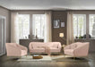 Meridian Furniture - Hermosa 3 Piece Living Room Set in Pink - 658Pink-S-3SET - GreatFurnitureDeal