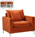 Meridian Furniture - Naomi 3 Piece Living Room Set in Cognac - 633Cognac-S-3SET - GreatFurnitureDeal