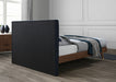 Meridian Furniture - Vance Polyester Linen Queen Bed in Navy - VanceNavy-Q - GreatFurnitureDeal