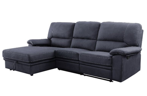 Acme Furniture - Trifora Sectional Sofa in Dark Gray - 51605 - GreatFurnitureDeal