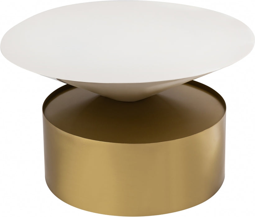 Meridian Furniture - Damon Coffee Table in Brushed Brass - 268-C