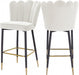 Meridian Furniture - Lily Bar Stool Set of 2 in Cream - 961Cream-C - GreatFurnitureDeal