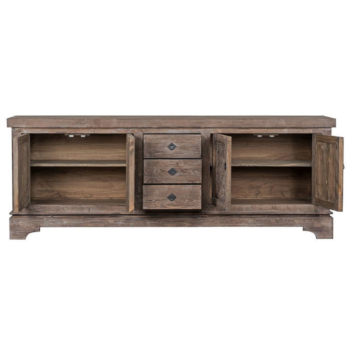 Classic Home Furniture - Amita 3 Drawer 4 Door Sideboard in Mocha- 52003548 - GreatFurnitureDeal