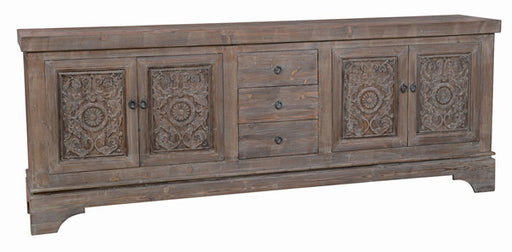 Classic Home Furniture - Amita 3 Drawer 4 Door Sideboard in Mocha- 52003548