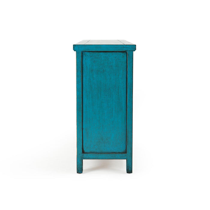 Classic Home Furniture - Libbit 4Dwr 4Dr Sideboard Antique Blue - 52003768