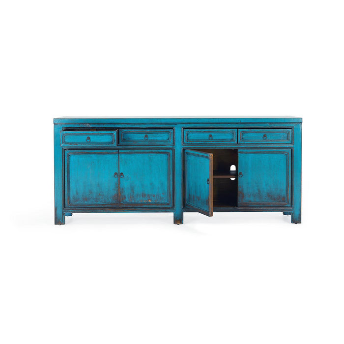 Classic Home Furniture - Libbit 4Dwr 4Dr Sideboard Antique Blue - 52003768 - GreatFurnitureDeal