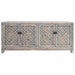Classic Home Furniture - Antigua 4 Door Sideboard Distressed Blue - 52003883 - GreatFurnitureDeal