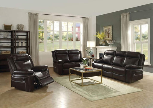 Acme Furniture - Corra Espresso 3 Piece Living Room Set - 52050-51-52